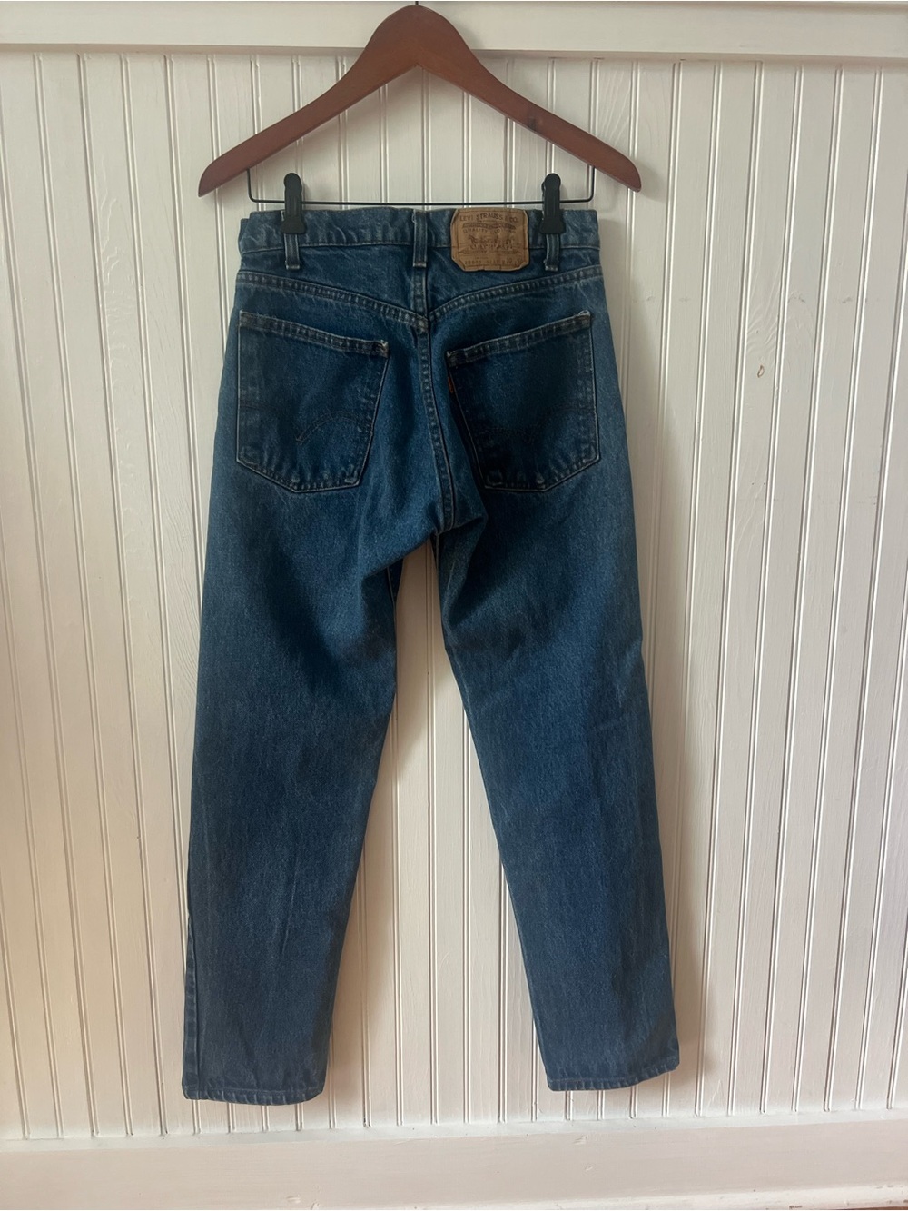 Vintage Levi's 505 Orange Tab USA Made Jeans 30x30 20505-0217 Straight Denim - Picture 5 of 13